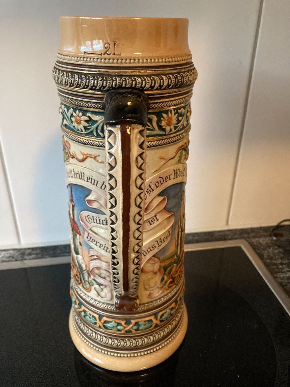 Gläser: Alter 2 Liter Bierkrug Keramik – Gebraucht aus Zürich von Chaeffeler 2
