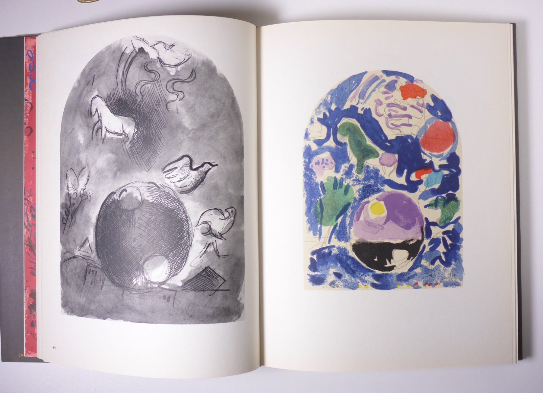 Livres: Marc Chagall: Vitraux pour Jerusalem. Mit 2 O.-Lithos – D'occasion à Erschwil par taglang 4