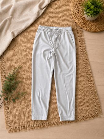 Pantalon blanc homme style casual – Taille S – Confortable 
