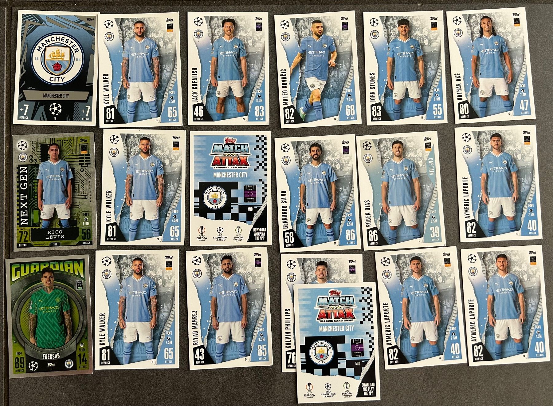 Topps Carte collezionabili: Manchester City Match Attax Karten – Usato da Zürich venduto da Aengely