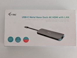 i-tec USB-C Metal Nano Dock 4K HDMI LAN