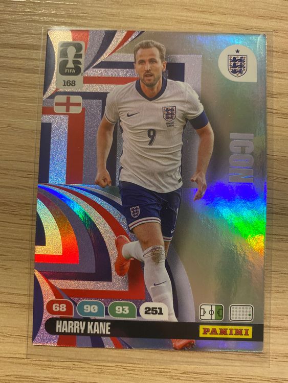 Panini FIFA World Cup 2026 Icon Kane 168 (Neu (gemäss Beschreibung)) in ...