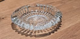Kristall Aschenbecher, Vintage Design, Top Zustand!