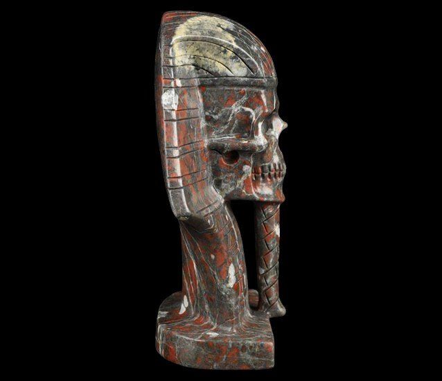 Minerali & Pietre curative: Pharao Skull Jaspis – Nuovo (secondo la descrizione) da Walenstadt venduto da vkt_qc8d 3