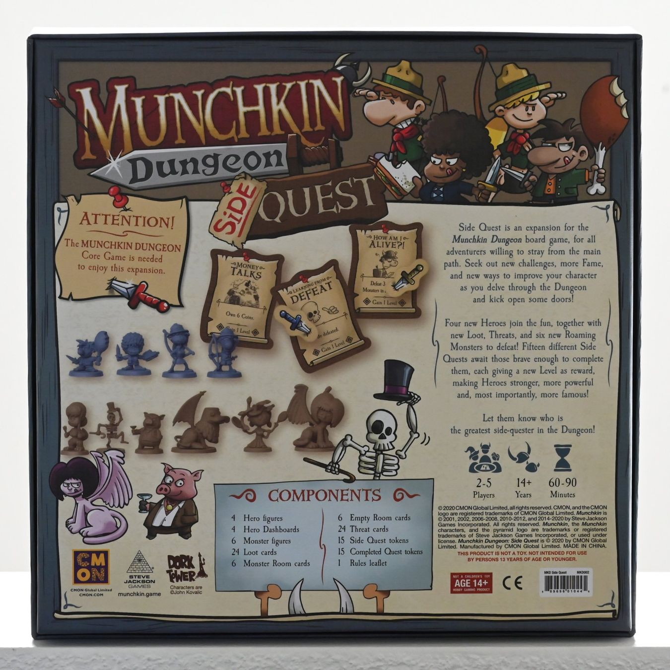 Giochi: Munchkin Dungeon - Kickstarter Advanced Dangers & Dungeons – Nuovo (secondo la descrizione) da Kloten venduto da link.alekine 7