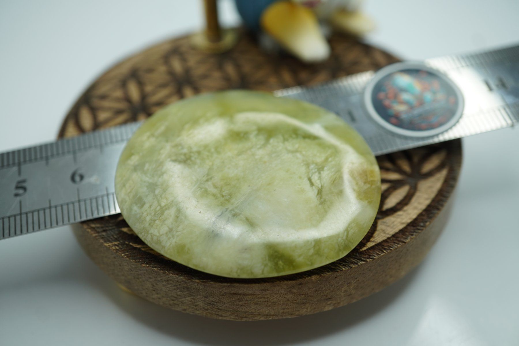 Minerali & Pietre curative: Jade  Grün    Scheibenstein       ab 1.- Auktion – Nuovo e nell'imballaggio originale da Eschenbach SG venduto da topstone 4
