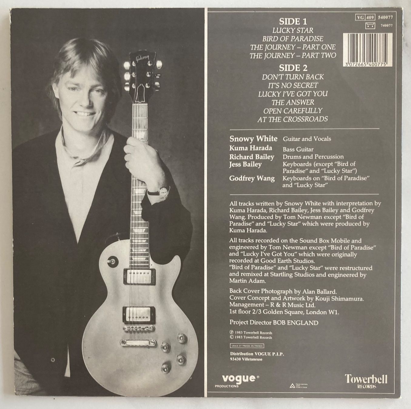 Vinyles: SNOWY WHITE - WHITE FLAMES – D'occasion à Poliez-Pittet par Newtown-Records 1