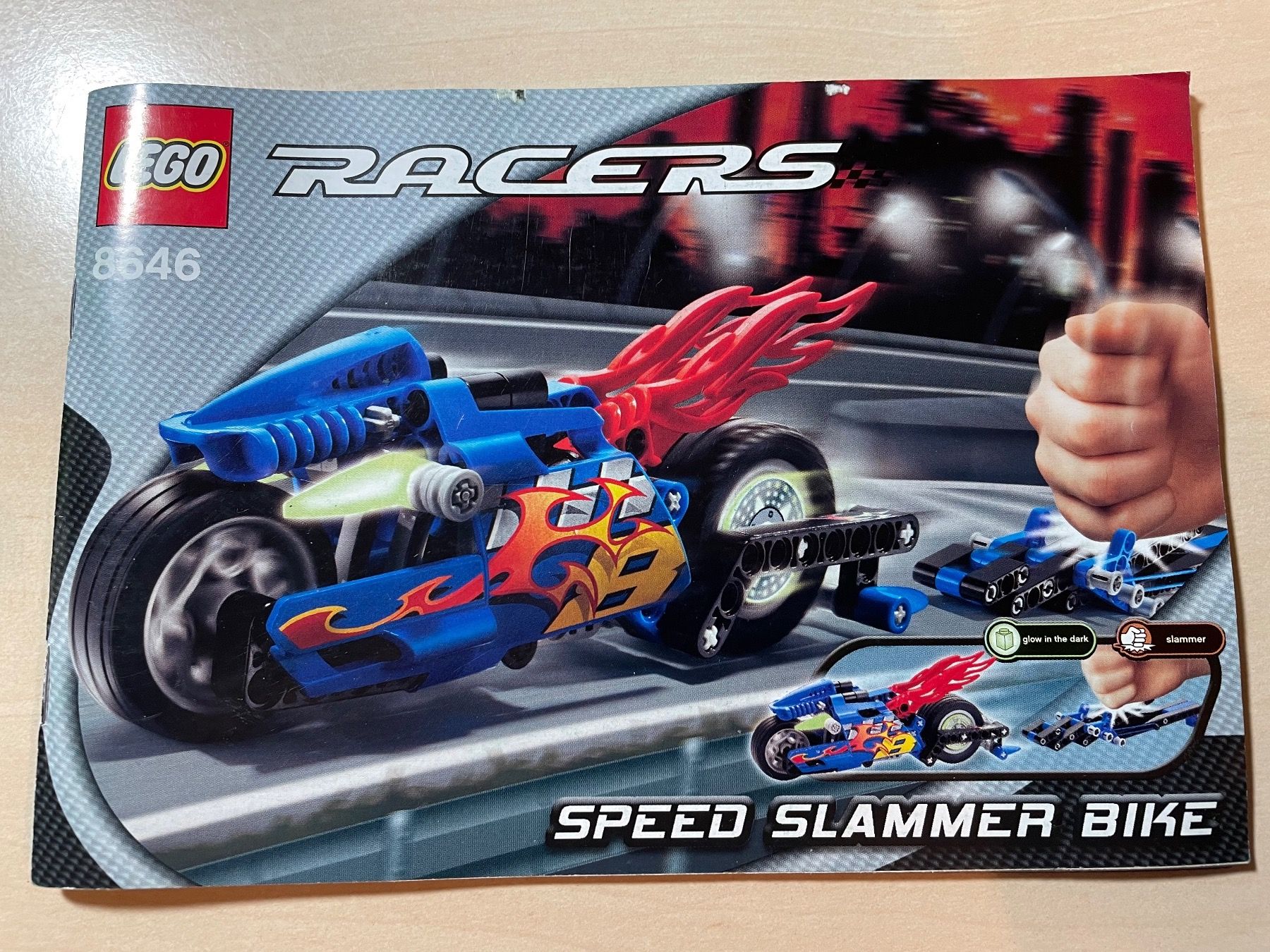 Lego Giocattoli: Lego RACERS 8646 Motorrad – Usato da Gelterkinden venduto da Schatzsucher01