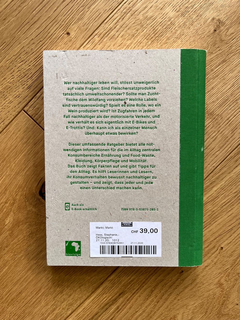 Libri: Buch Öko-logisch! Stefanie Hess Schweiz – Usato da Gümligen venduto da blackberrys 1