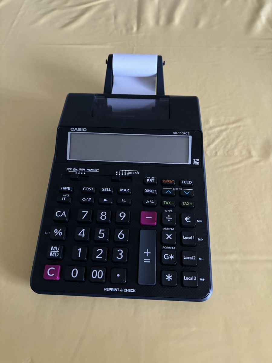 Casio Taschenrechner: CASIO HR-150RCE Druckender Taschenrechner – Neu (gemäss Beschreibung) aus Basel von Pureza82