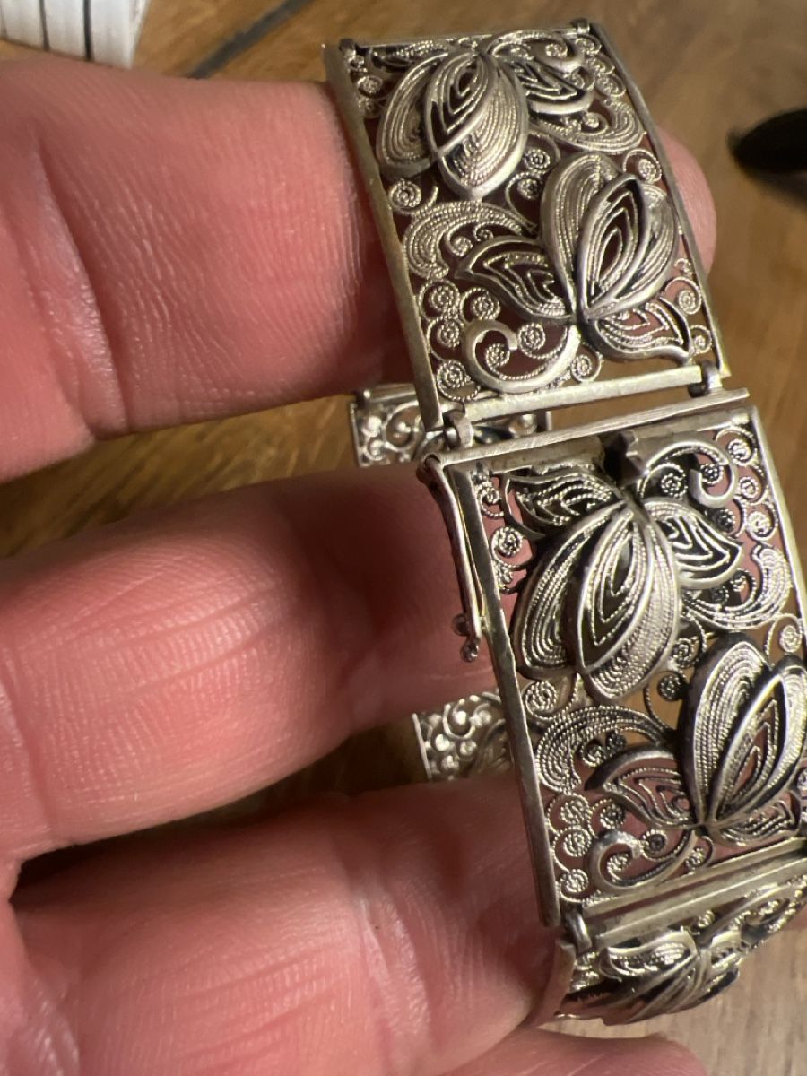 Armbänder & -reifen: Antikes edles 800 Silber Armband Filigran – Gebraucht aus Rorschach von TimelessTrading
