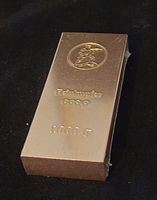 Angebot: 5 × 1 kg Feinkupferbarren 999,9