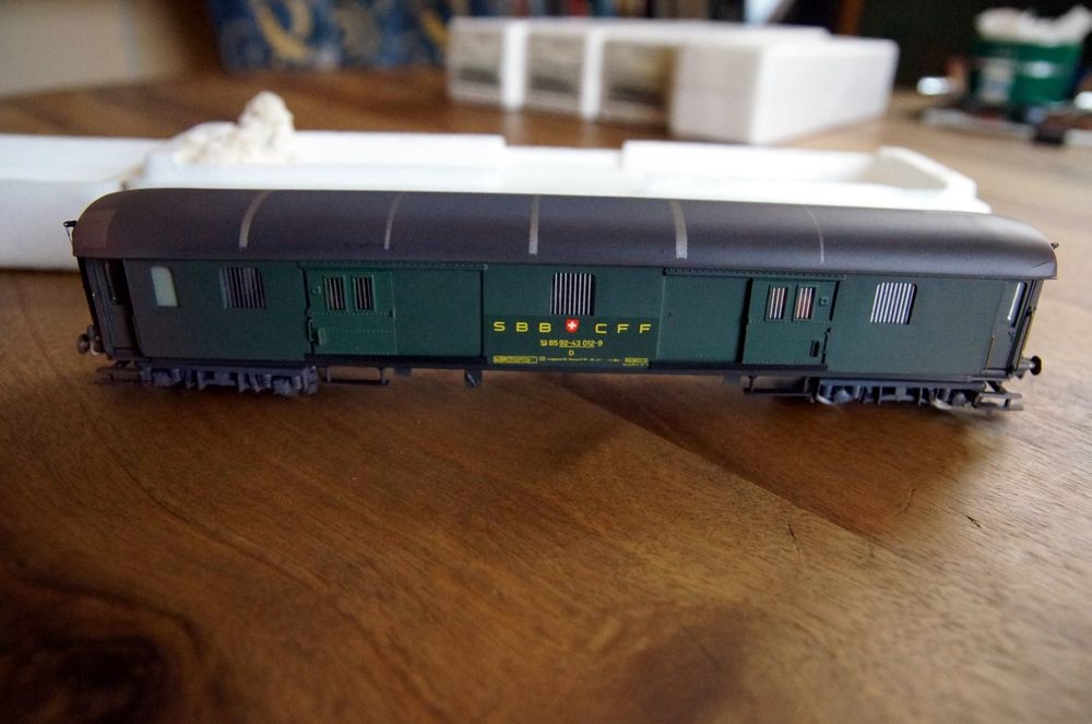 Metropolitan Modelleisenbahnen: Metrop/API 7040 - SBB Gepäckwagen D (RIC F4ü) – Gebraucht aus Schönenwerd von Steidi