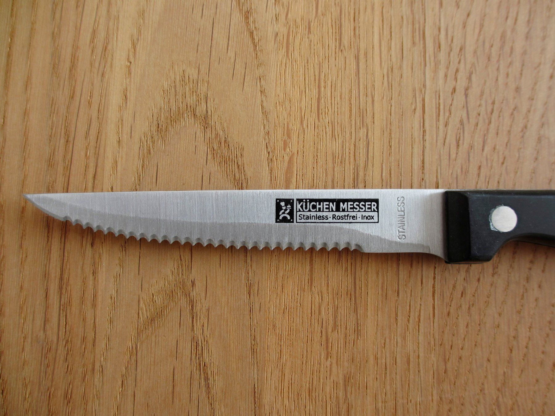 Coltelli da cucina: 3 Küchenmesser / Steakmesser / Pizzamesser NEU – Nuovo (secondo la descrizione) da Winterthur venduto da Nooitgedagt 2