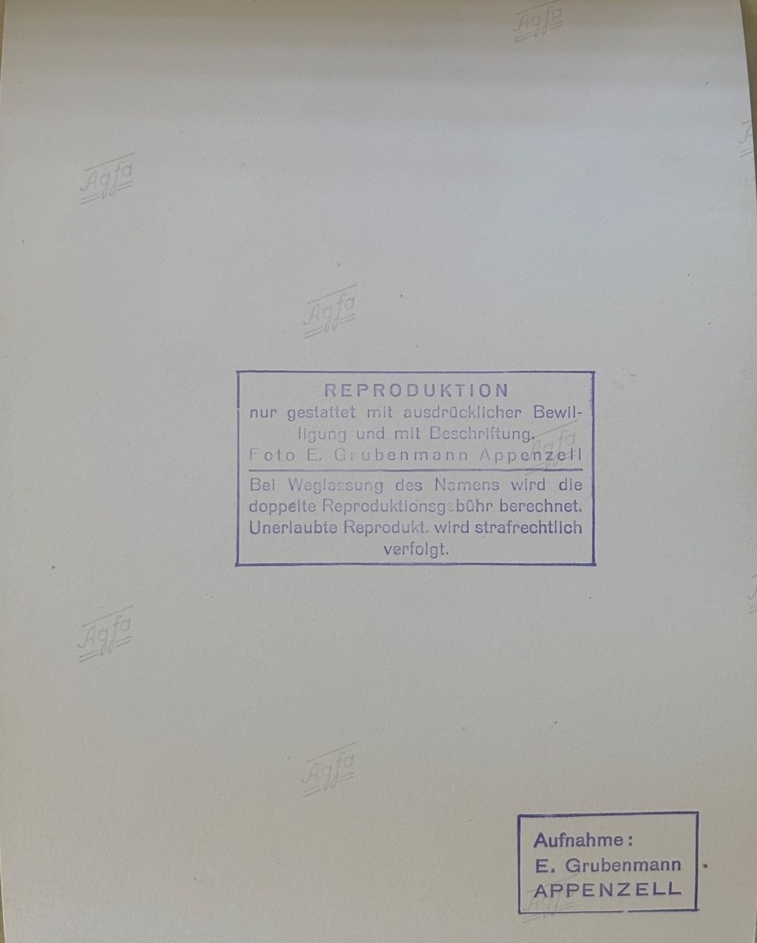 Cartes postales: Foto E. Grubenmann, Appenzell, 13 x 18 cm – D'occasion à Frauenfeld par Merk52 1
