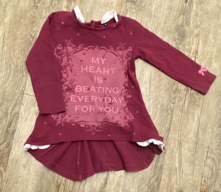 Gr 92 spezielles Longshirt mit Glitzer