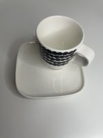 Marimekko Kaffeetasse Oiva, mit Unterteller, neuwertig!