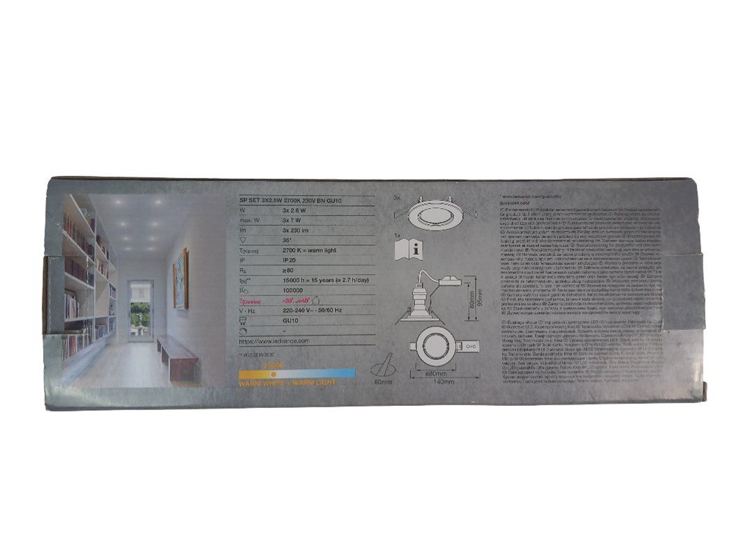 Osram Lampade: LEDVANCE 3x Spotlight Recess Set – Nuovo (secondo la descrizione) da Hünenberg venduto da Restwert_Zug 6