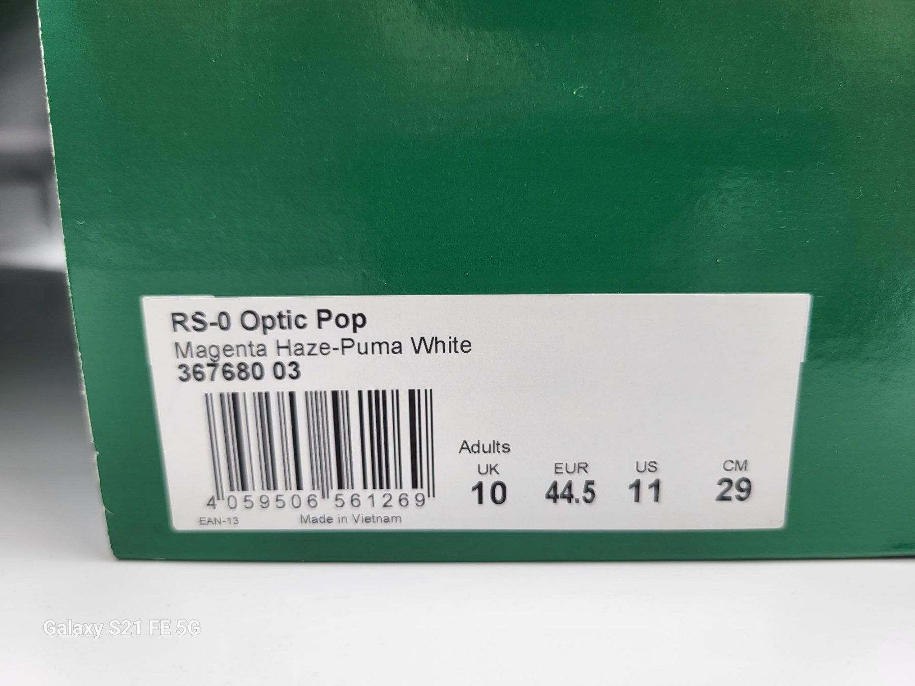 Puma Scarpe da uomo: Puma RS-0 Optic Pop 44.5 – Nuovo e nell'imballaggio originale da Zürich venduto da Chris221122 1