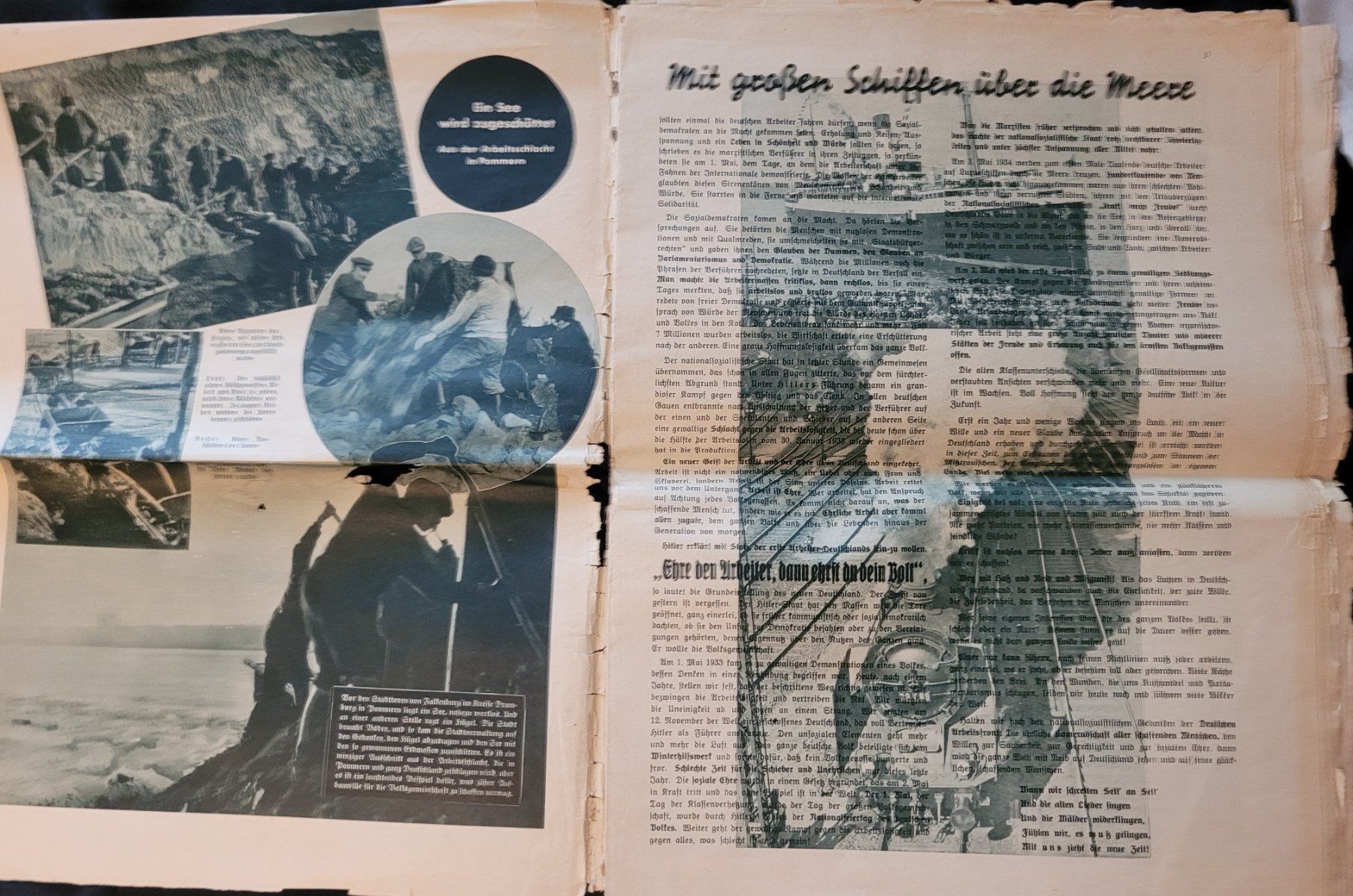 Armi bianche: Deutsches Reich, DAF Zeitung – Usato da Kriens venduto da KTP 4