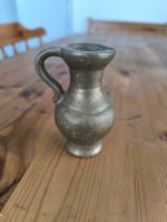 Schöne, schwere Messing Kanne / Krug / Karaffe