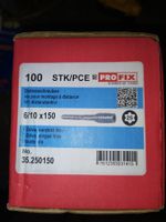 Profi Fix Distanzschrauben 6/10 x 150mm