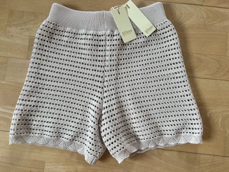 Effeny Hippie Strick Shorts in Gr. S/M, Beige, NEU