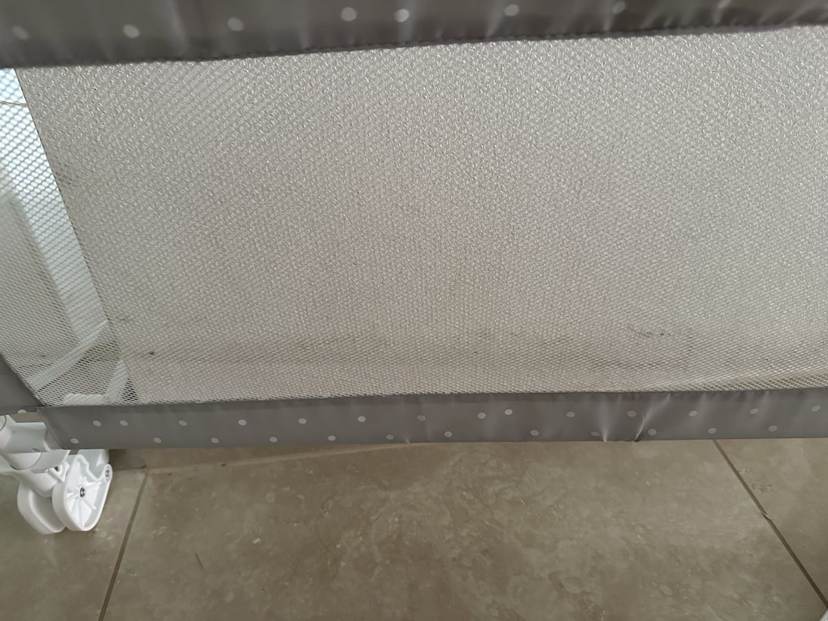 Fillikid Parcs & barrières de sécurité: Sicherheitsgitter Kinder Bettgitter Stoff grau – D'occasion à Ramlinsburg par fra_r6rm 3
