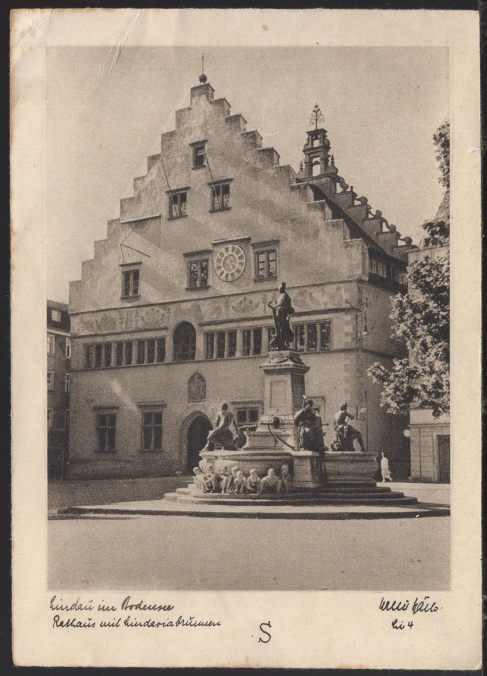 Cartoline postali: Wasserburg am Bodensee – Usato da Aarau venduto da kufi44