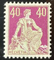 1925, Helvetia mit Schwert, 176 postfrisch (**), SBK 150 Fr.