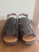 Medicus Damen Leder Sandalen Gr. 4 – Schwarz – Luftpolster
