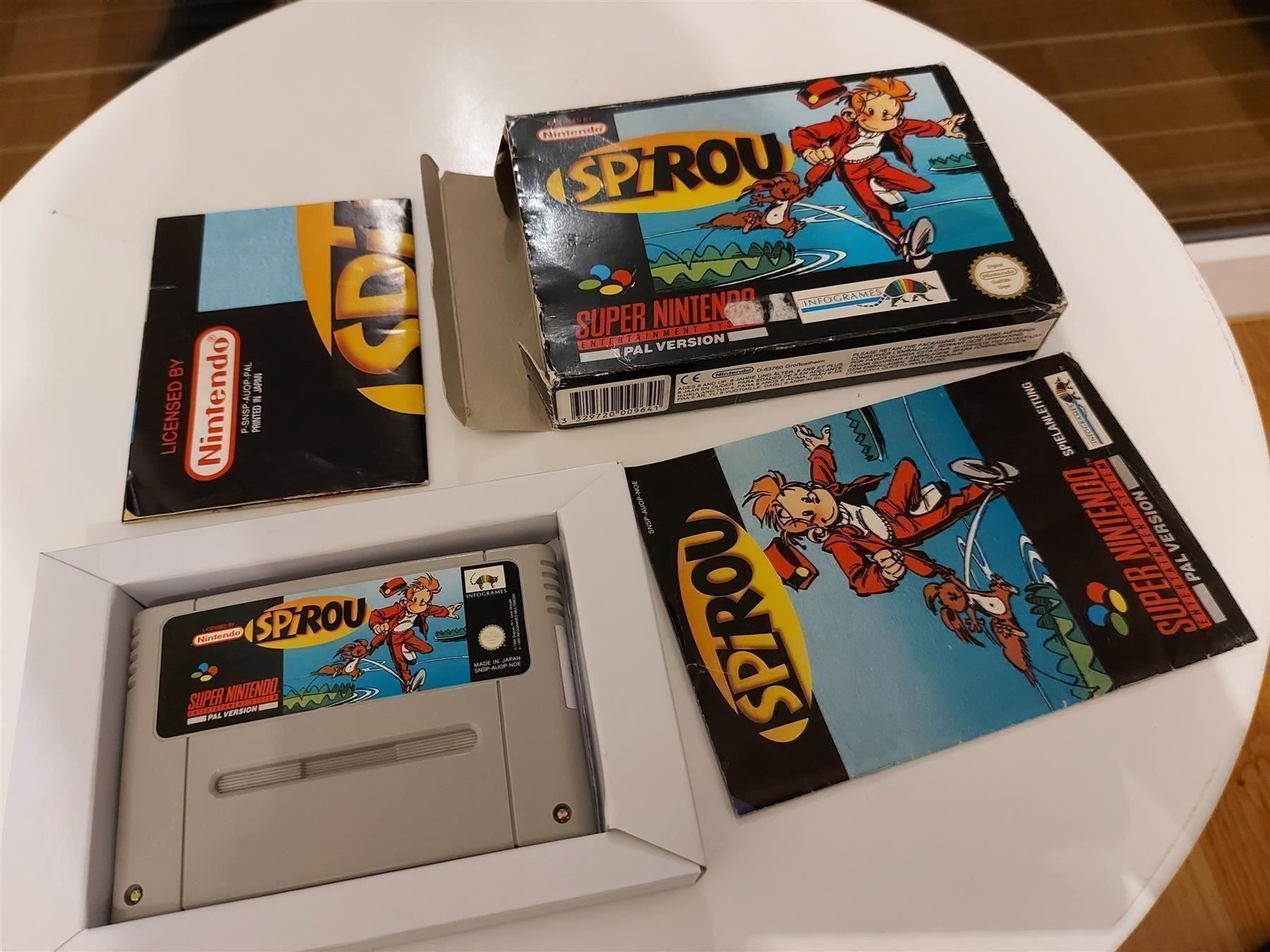 Giochi: Spirou Super Nintendo SNES OVP Spiel – Usato da Aarau venduto da Kaesekuchen2000