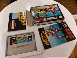 Spirou Super Nintendo SNES OVP Spiel