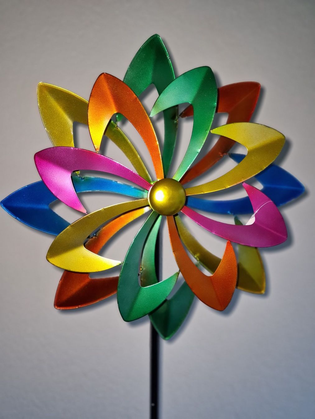 Tutte le decorazioni: Windrad doppelt bunt 180cm D:46cm – Nuovo e nell'imballaggio originale da Matzendorf venduto da Gartendeko-Shop 2