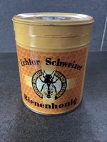 Antike Blechdose, Schweizer Bienenhonig