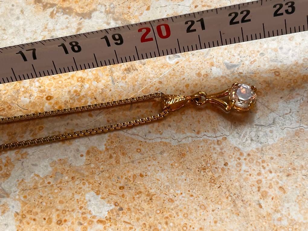 Catenine: Silberkette Golden WHITE STONE CLASSIC – Usato da Basel venduto da bellespirit 2