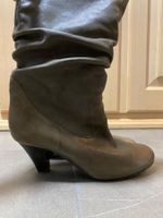 Damen Stiefel grau/braun