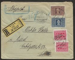 Flugpost 1924 Wien München Zürich Luftpost