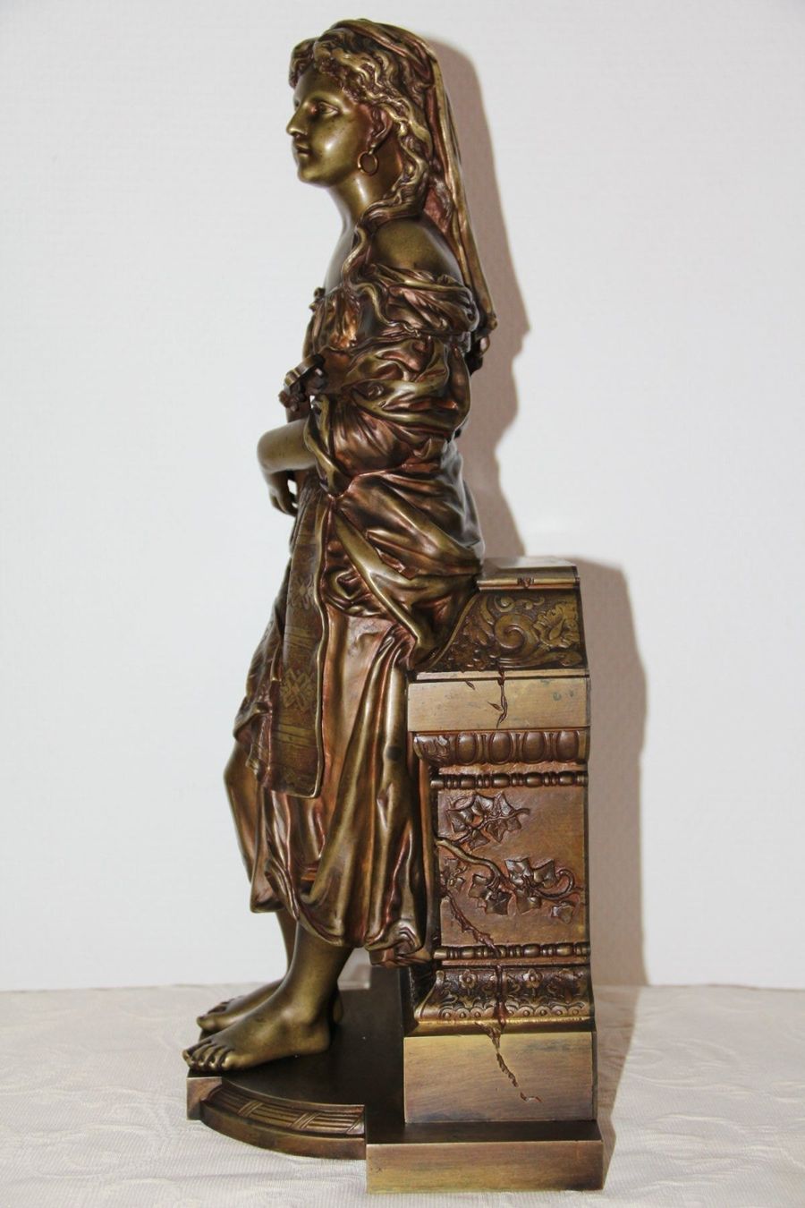 Skulpturen & Statuen: Antique sculpture en bronze Debut . – Gebraucht aus Praz (Vully) von pikuluka1 2