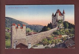 THUN - Ringmauer mit Schloss - 1926