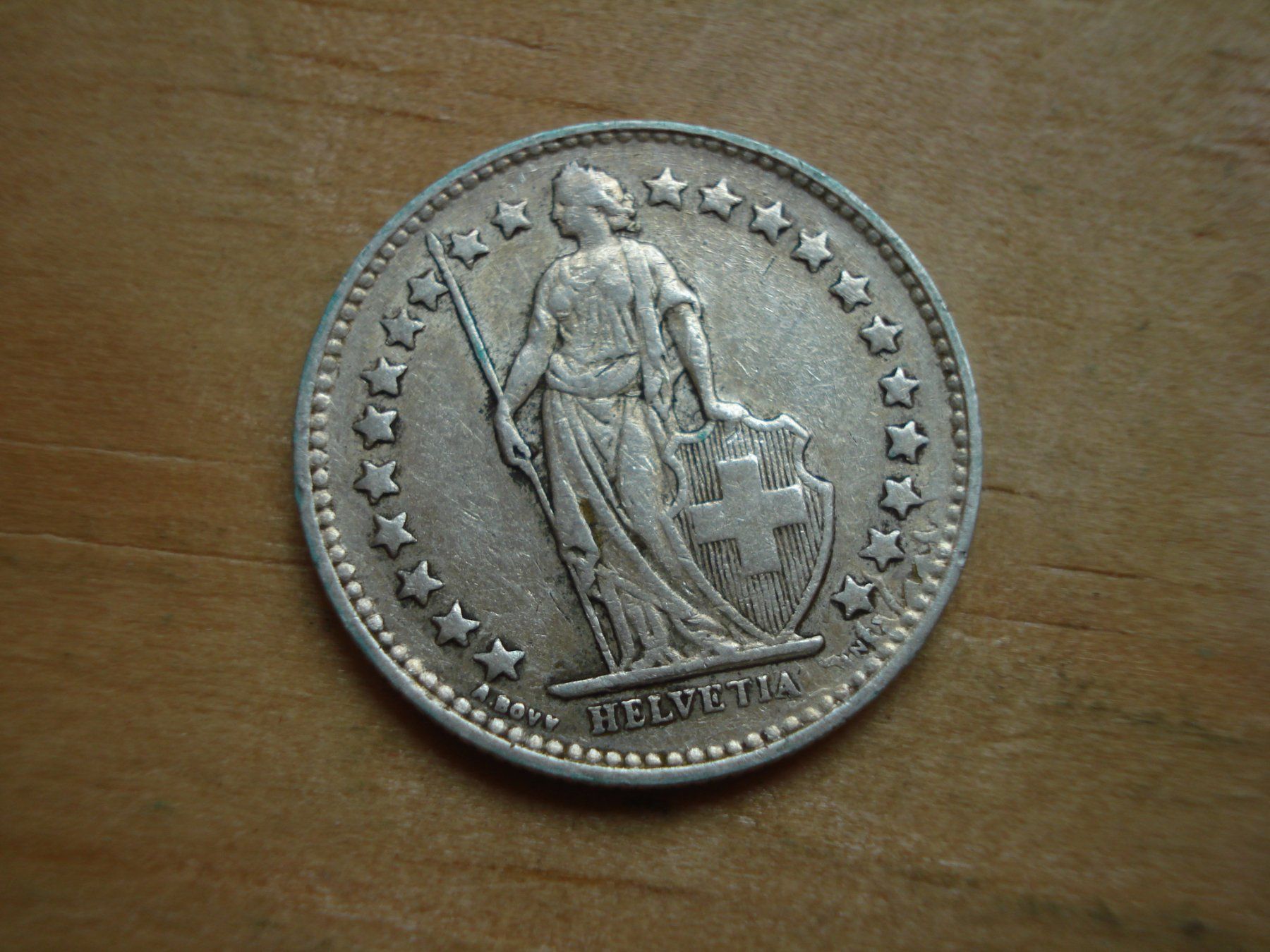 Alle Münzen: (H5) 1/2 Franken 1946 Gleich. – Gebraucht aus Erlach von Net-Coins 1