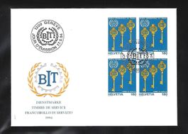 1994 - FDC / 75 Jahre Internat. Arbeitsamt / drei Schlüssel