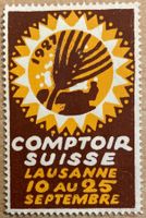 Vignette / Marke Comptoir Suisse Lausanne 1927