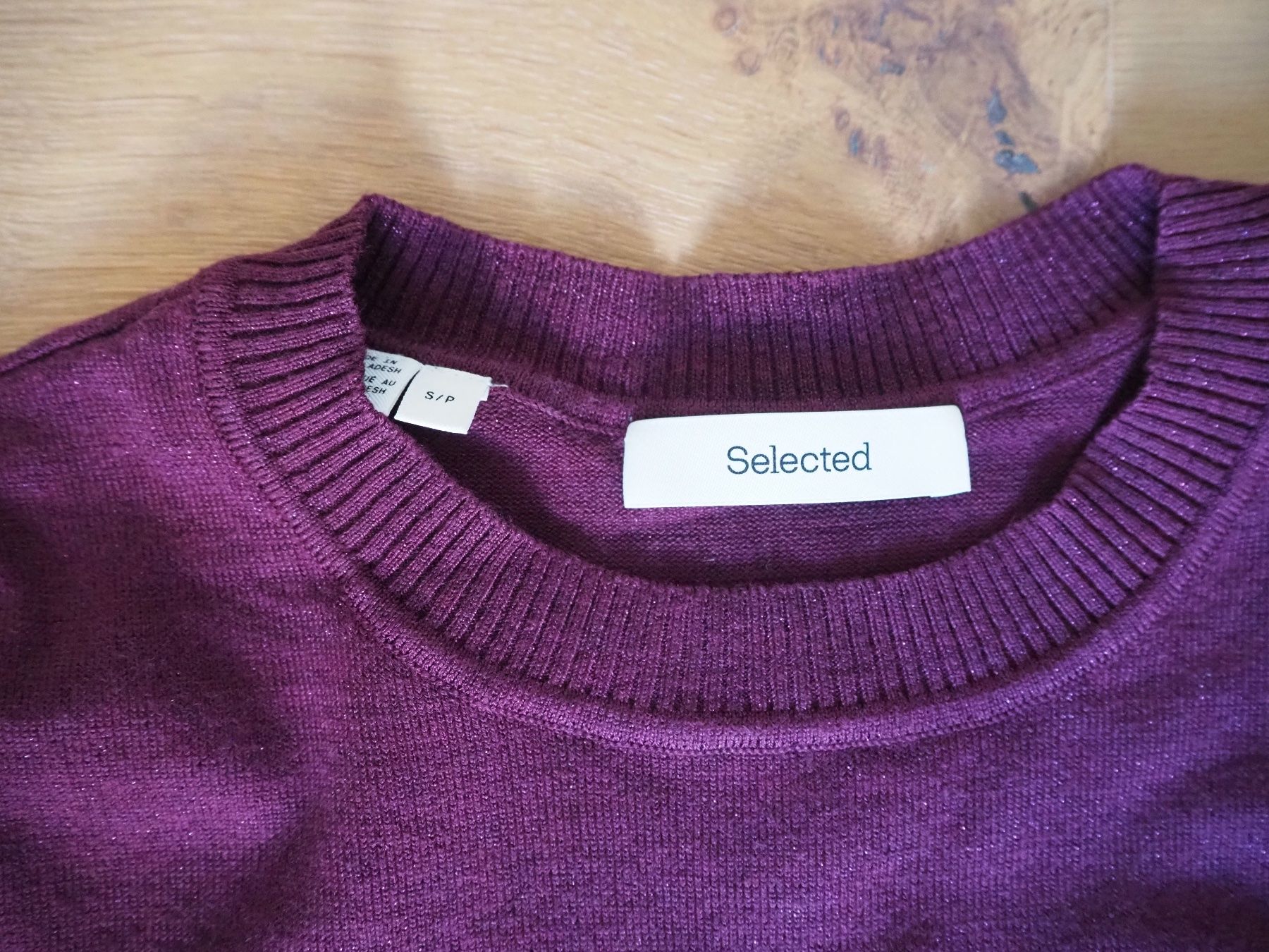 Selected T-shirt: Selected T-Shirt Strickshirt Gr. S – Usato da Zürich venduto da snowow 1