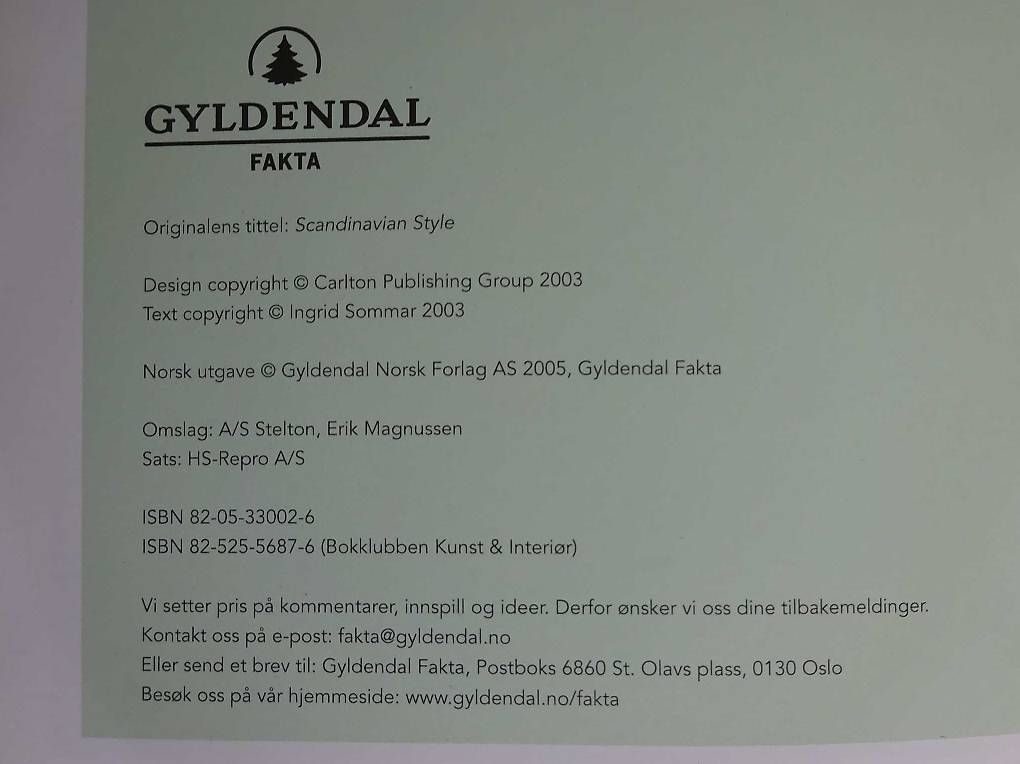 Libri: Skandinavisk design - Ingrid Sommar – Usato da Chernex venduto da Nouveaunom 1