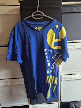 Your Turn T-Shirt, Blau mit Aufdruck, Top Zustand! XL