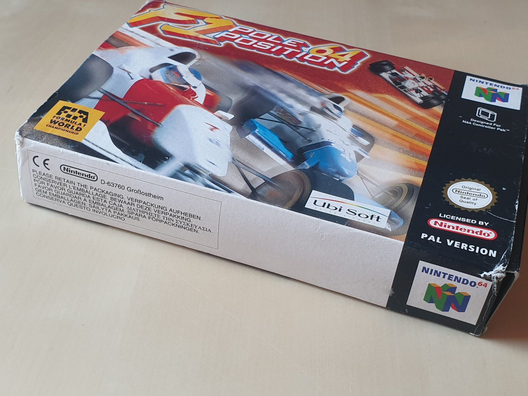 Nintendo Giochi: F1 Pole Position 64 – Usato da Stansstad venduto da collectorsshop 3