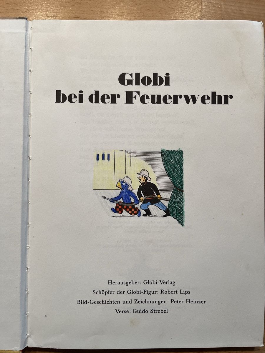 Libri: Globibuch: Globi bei der Feuerwehr – Usato da Aarau venduto da Gipfelstuermer 1