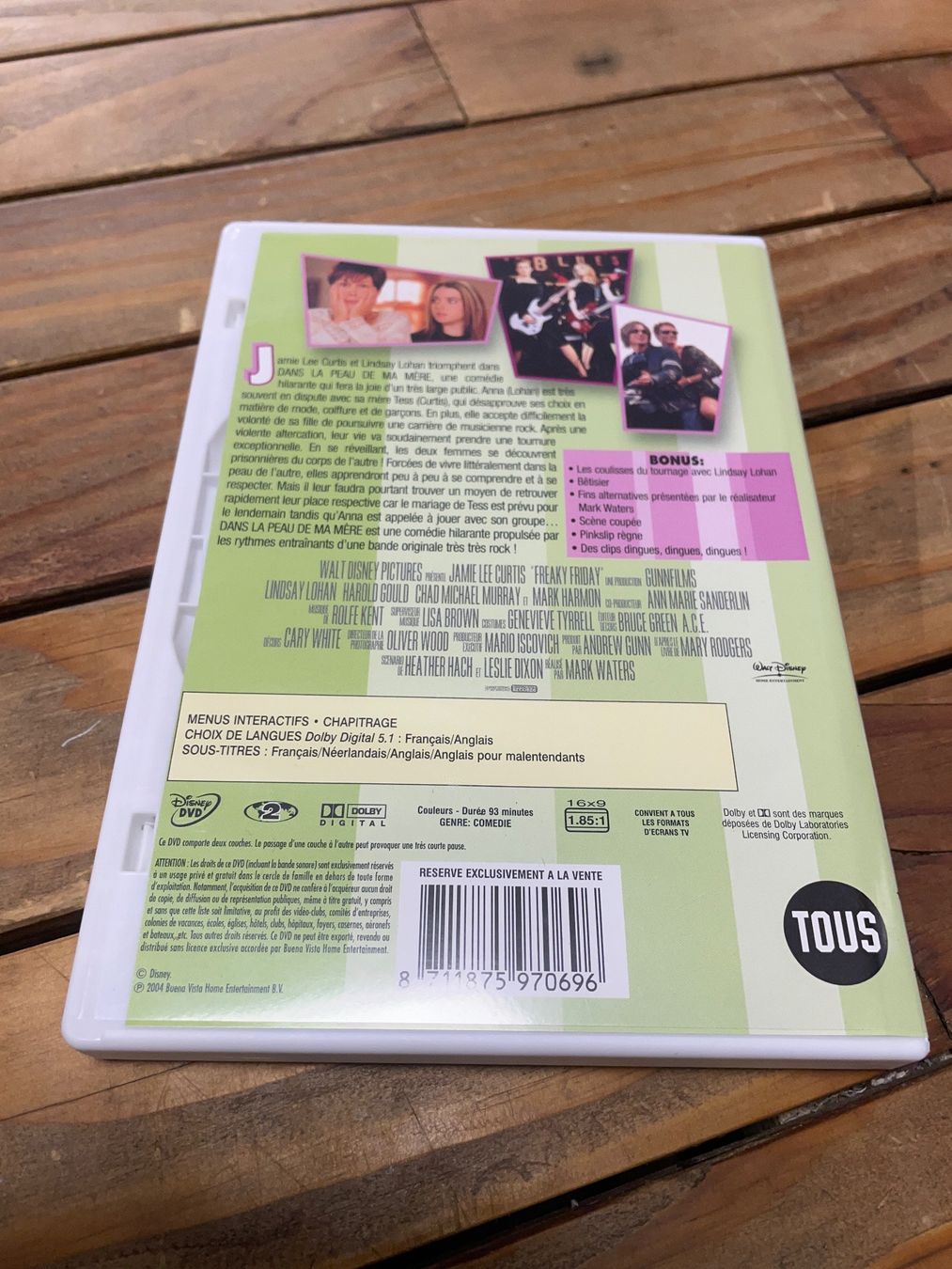 Tutti i DVDs: DVD dans la peau de ma mère – Usato da moudon venduto da faucheur2 1