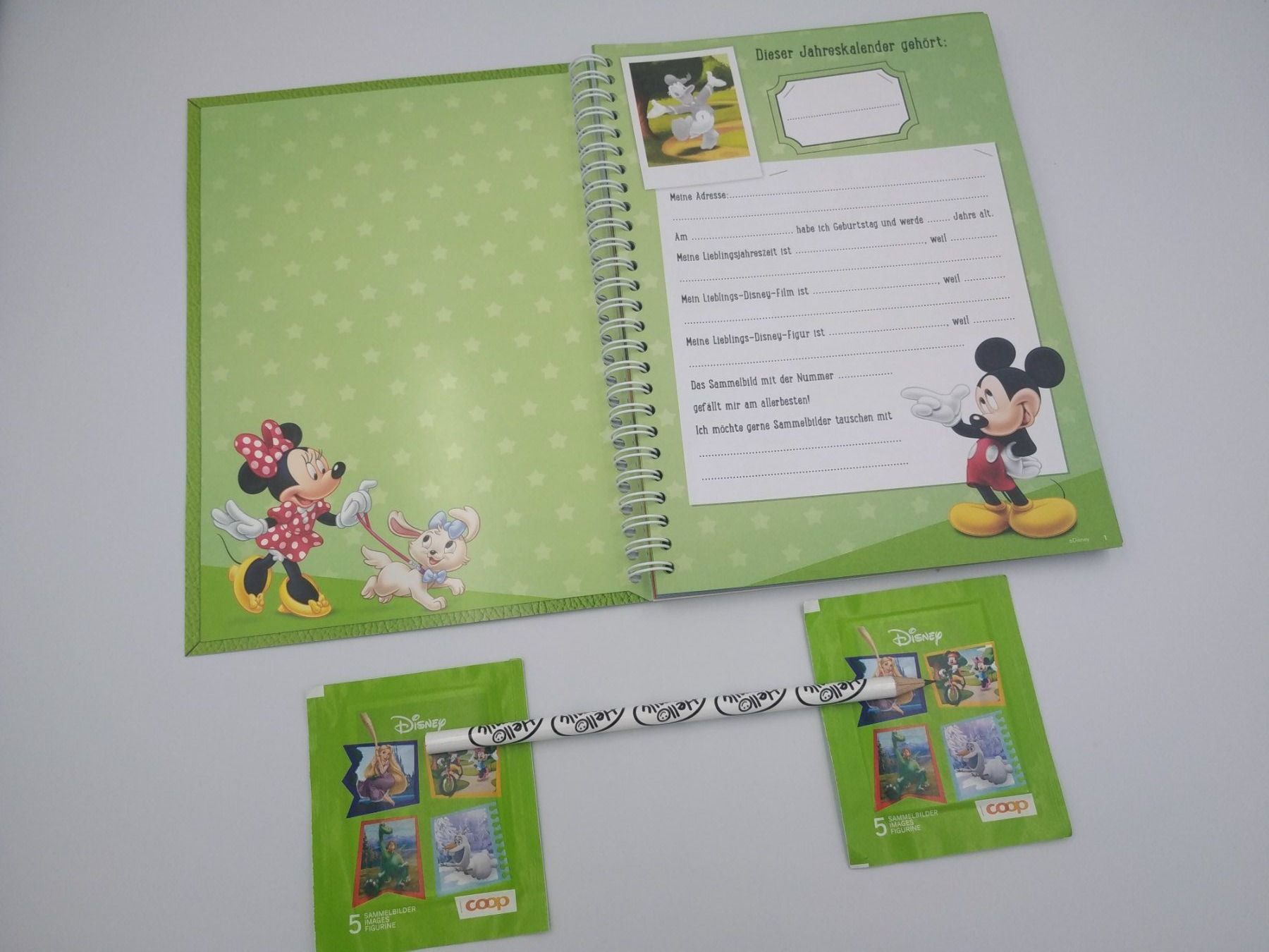 Coop Album: Coop Disney Jahreskalender 2016 – Nuovo e nell'imballaggio originale da Bäch SZ venduto da Swissy46 2